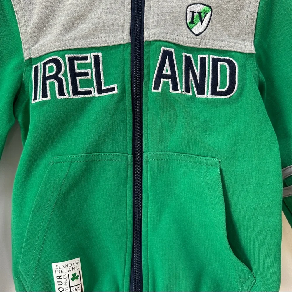 The Lansdowne Collection IRELAND Toddler 3‎ / 4 Hoodie Sweatshirt Light Jacket